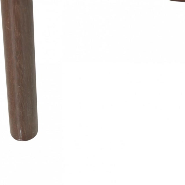 Colonial Chair in Mahogany and Black Leather by Ole Wanscher, 1980s For Sale - Image 17 of 18