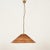 Mid-Century Modern Italian Pendant Light in Rattan and Brass, 1960s For Sale - Image 10 of 13