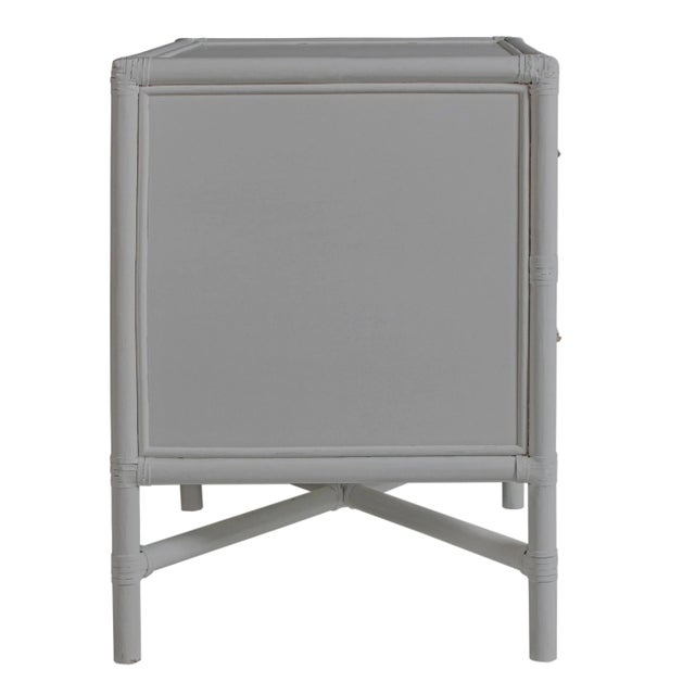 Not Yet Made - Made To Order Verona Two-Drawer Nightstand in Light Gray For Sale - Image 5 of 6