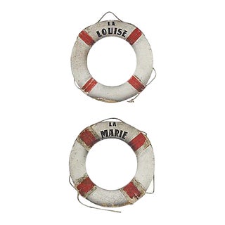 Midcentury English Yacht Club Buoy Signs For Sale