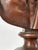 Bronze Vintage Classical Bronze Male Bust on Marble Pedestal For Sale - Image 8 of 12