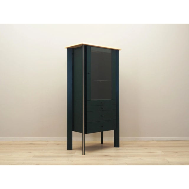 Danish Oak Showcase, 1980s For Sale - Image 4 of 13