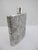 Mexican sterling silver hip flask with heavily textured basket weave design. Total weight 201.80 grams Measures 4 3/4"...