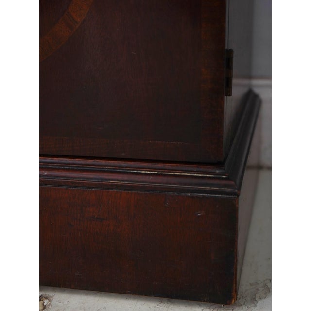 Vintage Mahogany 4 Door Breakfront China Cabinet For Sale - Image 14 of 16