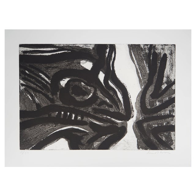 Bengt Lindstrom, Reptilian Character, Original Engraving For Sale