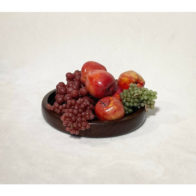 1960s Brazilian Rosewood Wood Turned Bowl For Sale - Image 10 of 12