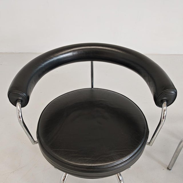 LC7 Swivel Armchairs by Charlotte Perriand for Cassina, 1980s, Set of 2 For Sale - Image 13 of 18