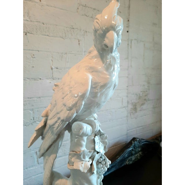 Italian Vintage Italian Ceramic Parrot For Sale - Image 3 of 9