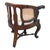 Antique Mahogany Bürgermeister Desk Chair, 1860 For Sale - Image 6 of 12