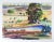 Rustic Vintage Plein Air Texas Landscape Watercolor Painting For Sale - Image 3 of 4