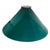 1920s 1920s Art Deco Banker/Poker Brass Hanging Ceiling Light W/ 10" Green Glass Shade For Sale - Image 5 of 13