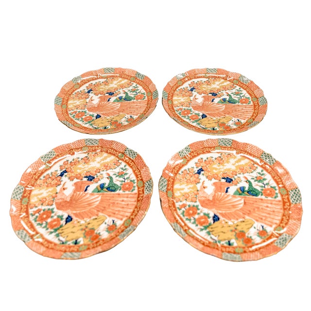 Mid 20th Century Mid 20th Century Arita Imari Peacock China Set, Full Service for Four, 24 Pieces For Sale - Image 5 of 18