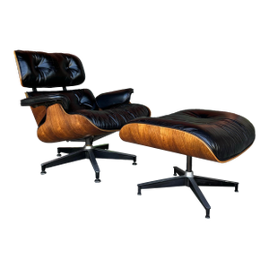 Original Mid-Century Rosewood Herman Miller Eames Lounge Chair and Ottoman