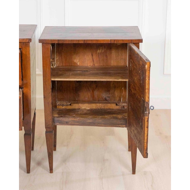Pair of 18th Century Tuscan Louis XVI Bedside Tables For Sale - Image 9 of 9