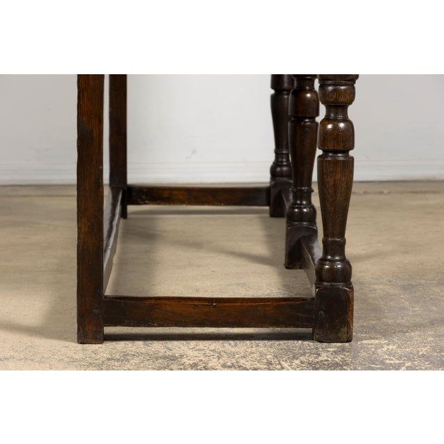 Late 18th Century English Oak Dresser Base or Server For Sale - Image 16 of 18