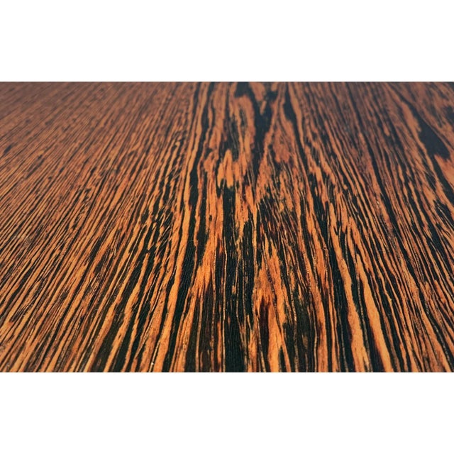 Mid-Century Modern Vintage Wengé Wood and Steel Side Table by Preben Fabricius & Jørgen Kastholm for Bo-Ex, 1960s For Sale - Image 3 of 12