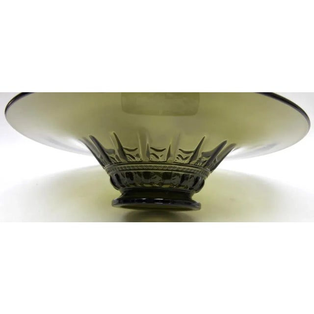 Glass Art Deco Luxval Centerpiece from Val Saint Lambert, 1935 For Sale - Image 7 of 9