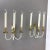 Article: Wall lights set of 2 Producer: Vereinigte Werkstätten München Origin: Germany Material: Metal, brass Decade:...