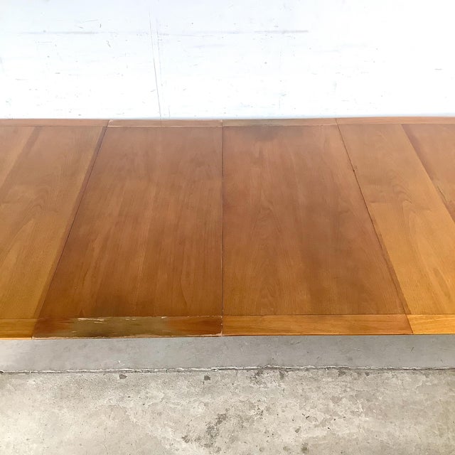 Vintage Tomlinson Mid-Century Extension Dining Table With Two Leaves, Sophisticate Line, 1960s For Sale - Image 9 of 18