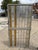Antique Victorian Amber Stained Leaded Glass Double Windows in Wooden Frame Converted to a Door (Originally 2 separate...