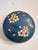 Blue Blue Chinese Cloisonné Ginger Jar on Carved Wood Stand For Sale - Image 8 of 12