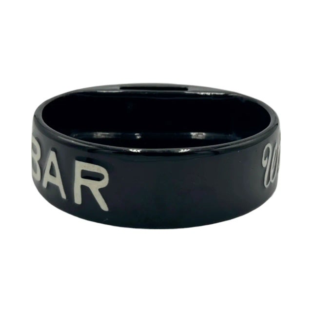 Vintage the Westbury Hotel Polo Bar Black Ashtray Catchall Dish For Sale In Washington DC - Image 6 of 12