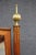 Wood Edwardian Style Mahogany Cheval Dressing Mirror With Brass Accents For Sale - Image 7 of 13