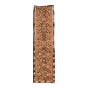 Late 20th Century Vintage Turkish Kilim Rug Runner, 04'02 X 15'00