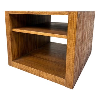 Wooden Side Table attributed to Giuseppe Rivadossi for Officina Rivadossi, 1970s For Sale