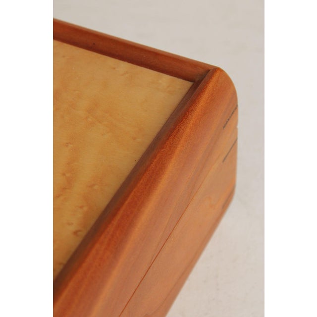 Wood Studio Mixed Wood Desktop Cigar Humidor For Sale - Image 7 of 18