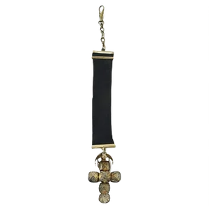 9 Ct Gold 20th Century English Globe Masonic Ball Pendant, 1950s