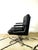 Executive Office Chair made by Vaghi 1960s. The chair has very broad armrests and an aluminum frame . Reupholstered with...