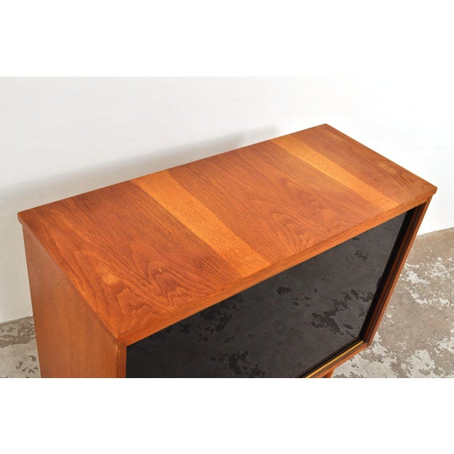 Vintage Cabinet with Smoked Glass Doors, 1970s For Sale - Image 6 of 10