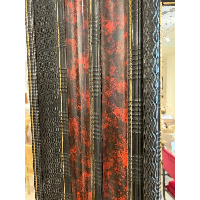 Italian 18th Century Italian Faux Tortoise Mirror For Sale - Image 3 of 5