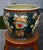 Vintage Satsuma Style Ceramic Fish Bowl Planter Birds Floral Gold Gilt Large For Sale - Image 9 of 18