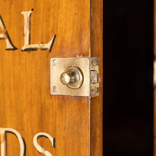 Wood Antique English Estate Office Lockers in Mahogany, 1890 For Sale - Image 7 of 13