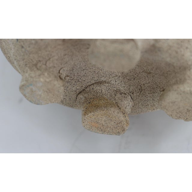 Charles Counts Signed 1988 Incised Footed Studio Pottery Vessel, American For Sale - Image 9 of 18