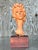 Terra Cotta Vintage Boho Original Terracotta Bust of Woman For Sale - Image 8 of 11