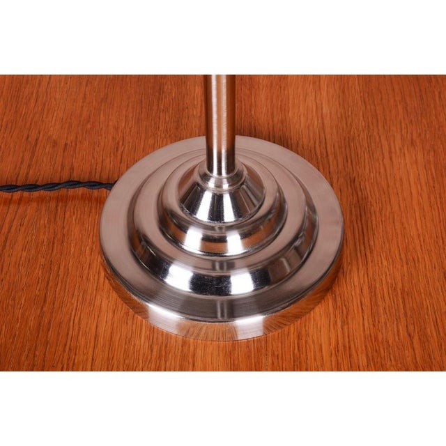 Vintage Bauhaus Table Lamp in Chrome-Plated Steel, France, 1980s For Sale - Image 6 of 11