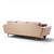 Wood Adrian Pearsall Style Mid Century Walnut Gondola Sofa For Sale - Image 7 of 9