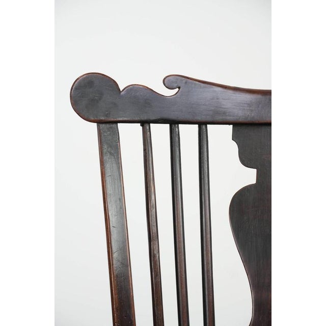 Antique 18th Century English Windsor Chair with Slatted Backrest For Sale - Image 10 of 18