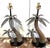 Late 20th Century Pair of British Colonial Style Tole and Rope Double Palm Tree Lamps For Sale In Atlanta - Image 6 of 12