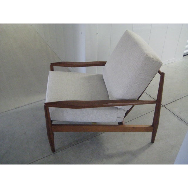 1960s Adrian Pearsall Mid Century 843-C Chair New Upholstery For Sale - Image 5 of 13