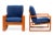 Czechoslovakian Armchair Pair Designed by Miroslav Navratil in the 1970s. Manufacturer Krkonoše furniture Vrchlabí. This...