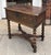 English Antique 18th C Carved Walnut Bible Box Side Table For Sale - Image 3 of 6