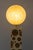 Floor Lamp with Marbled Glass Shade, Europe, 1970s For Sale - Image 3 of 8