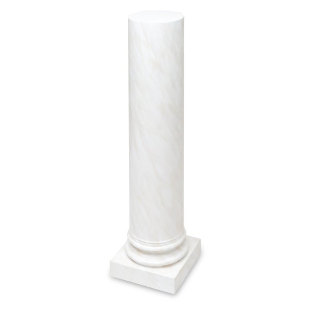 A pedestal is one of Bunnys favorite tricks for drawing the eye up and giving sculptures, urns, and objets dart the...