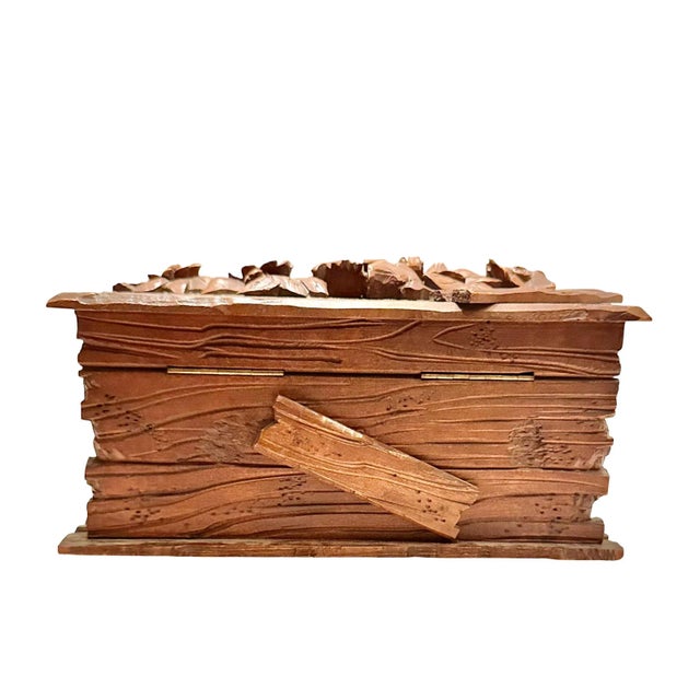 Wood Late 19th Century Austrian Black Forest Box For Sale - Image 7 of 10