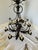 2000 - 2009 Paul Ferrante Hand-Forged Wrought Iron 8-Light Chandelier For Sale - Image 5 of 5
