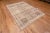 Beautiful Neutral Earthy Brown Cream Tribal Geometric Modern Area Rug, Country of origin: Central Asia, Circa date: Modern...